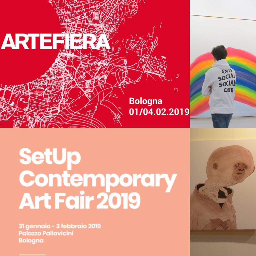 Arte Fiera 2019, SetUp, immagini d’arte